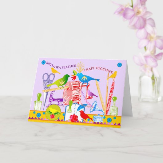 Vogels van een veerboot met Kaart 2 (Orchidee)