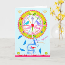 Vogels van een veerboot met Kaart 3