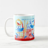 Vogels van een veerboot met Mok Aqua (Links)