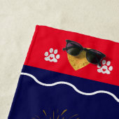 VOGELS VAN EEN VERDER-BEACH TOWEL STRANDLAKEN (In situ)