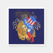 VOGELS VAN EEN VERDER PAPIERNAPKINS SERVET (Voorkant)