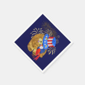 VOGELS VAN EEN VERDER PAPIERNAPKINS SERVET (Hoek)