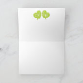 Vogels van een veren herfst die samen verliefd zij feestdagen kaart (Binnen)