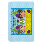 Vogels van een verzachter_flexibel magneet van 6"x (Verticaal)