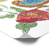 Vogels van een zeebodem poster (Hoek)