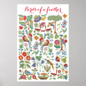 Vogels van een zeebodem poster (Voorkant)