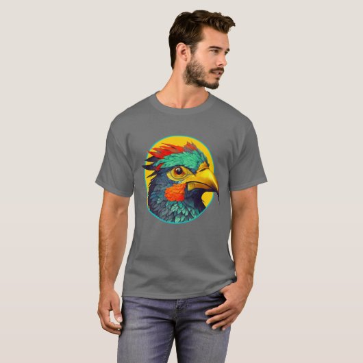 Vogels van een zeebodem t-shirt (Voorkant volledig)