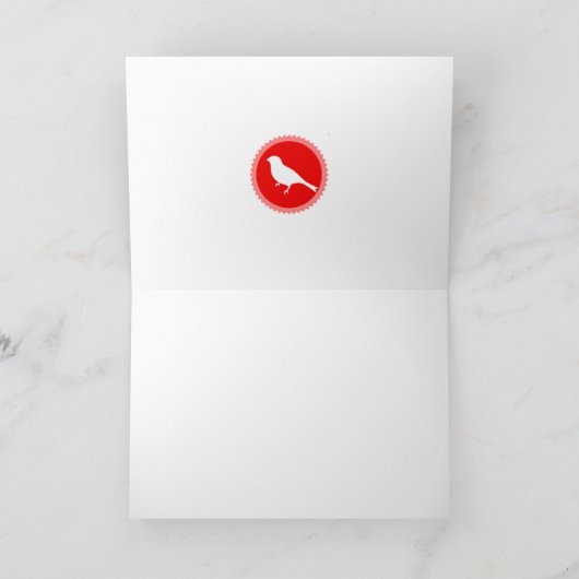 Vogels van een zeefschip, samengevouwen Kaart 1 (Binnen)