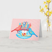 Vogels van een zeefschip, samengevouwen Kaart 1 (Gele Bloem)