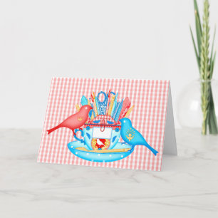 Vogels van een zeefschip, samengevouwen Kaart 1