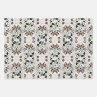 Vogels van een zeemijlstaar die met elkaar verbond inpakpapier vel