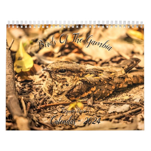 Vogels van Gambia 2024 Kalender (Hoes)