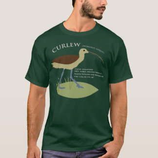 Vogels van het Ierse krullew T-shirt