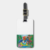 Vogels van het Paradijs Bagagelabel (Voorkant verticaal)