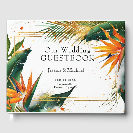 Vogels van het Paradijs Bliss Gastenboek (Voorkant)