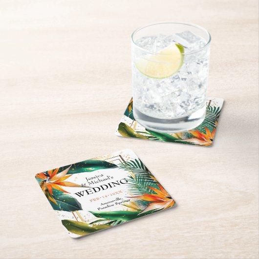 Vogels van het Paradijs Bliss Kartonnen Onderzetters (Insitu)