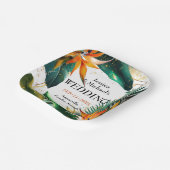 Vogels van het Paradijs Bliss Papieren Bordje (Gebogen)