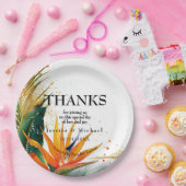 Vogels van het Paradijs Bliss Papieren Bordje (Feest)