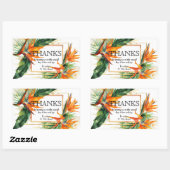 Vogels van het Paradijs Bliss Rechthoekige Sticker (Vel)