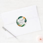 Vogels van het Paradijs Bliss Ronde Sticker (Envelop)