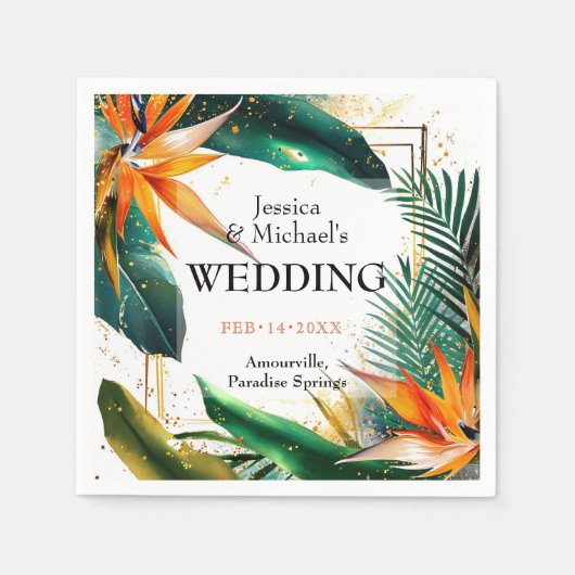 Vogels van het Paradijs Bliss Servet (Voorkant)