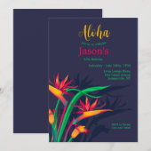 Vogels van het Paradijs Bloemen Kaart (Voorkant / Achterkant)