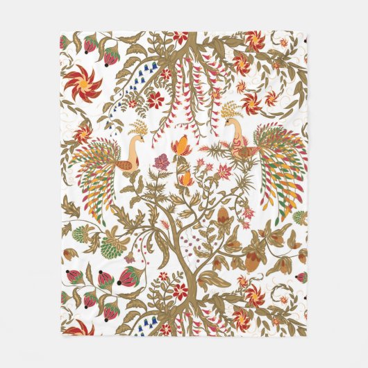 Vogels van het Paradijs Fleece Deken (Voorkant)