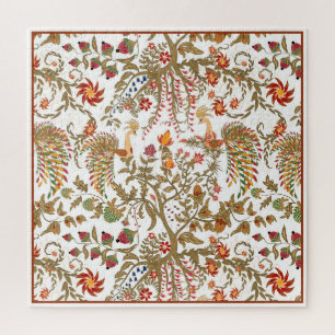 Vogels van het Paradijs, illustratie, tuin, vintag Legpuzzel