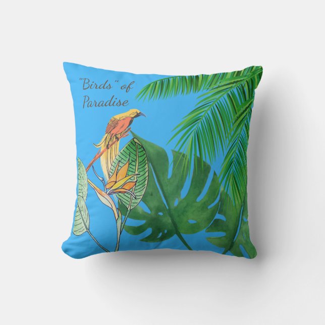 "Vogels" van het Paradijs   Kussen (Voorkant)