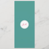 Vogels van het Paradijs Monogram Tropische menu's (Achterkant)