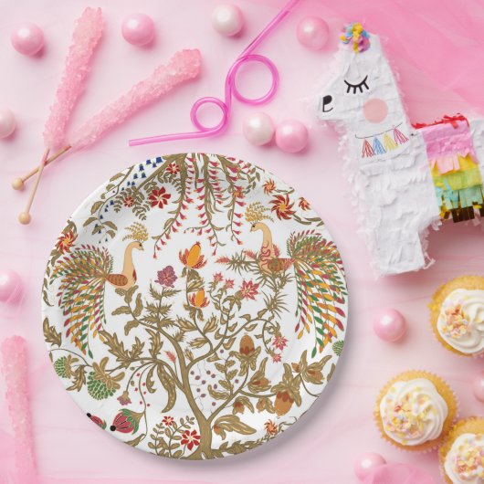 Vogels van het Paradijs Papieren Bordje (Feest)