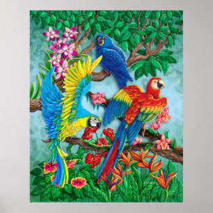 Vogels van het Paradijs-Poster Poster