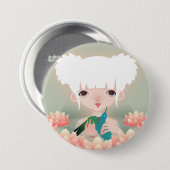 Vogels van het Paradijs Ronde Button 7,6 Cm (Voorkant /achterkant)