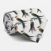 Vogels van het Paradijs Stropdas (Opgerold)