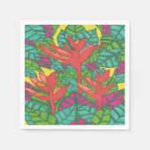 Vogels van het Paradise Tropical Servet (Voorkant)