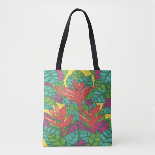 Vogels van het Paradise Tropical Tote Bag (Voorkant)
