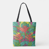 Vogels van het Paradise Tropical Tote Bag (Achterkant)