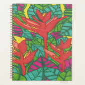 Vogels van het Paradise tropische Oerwoud Planner (Voorkant)