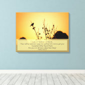 Vogels van het Poster van de lucht Canvas Afdruk (Insitu (Houten vloer))