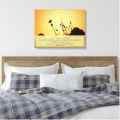 Vogels van het Poster van de lucht Canvas Afdruk (Insitu (Slaapkamer))