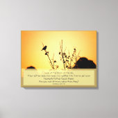 Vogels van het Poster van de lucht Canvas Afdruk (Voorkant)