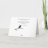 Vogels van het Wereld Natuur Collectie Kaart (Achterkant)