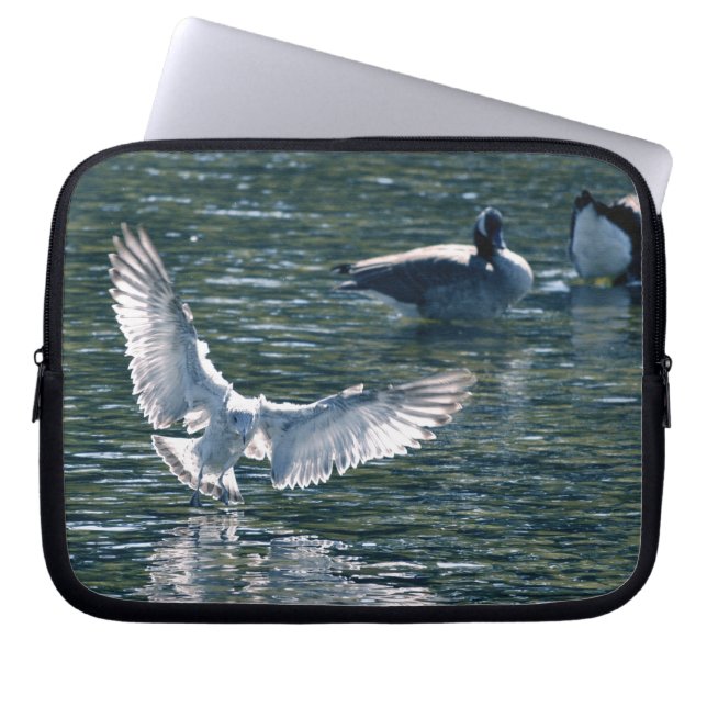 Vogels van het Wereld Natuur Collectie Laptop Sleeve (Voorkant)