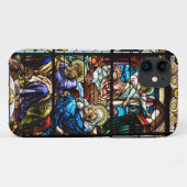 Vogels van Jezus Glas in lood Case-Mate iPhone Case (Achterkant (horizontaal))