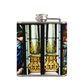 Vogels van Jezus Glas in lood Heupfles (Achterkant)