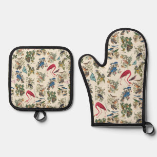 Vogels van John James Audubon Ovenwant & Pannenlap Set