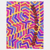 VOGELS van kleuren Fleece Deken (Voorkant)