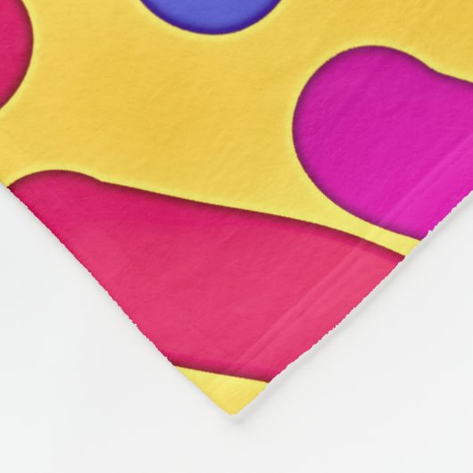 VOGELS van kleuren Fleece Deken (Hoek)