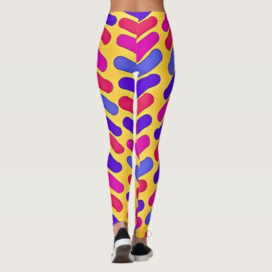 Vogels van kleuren! leggings (Achterkant)