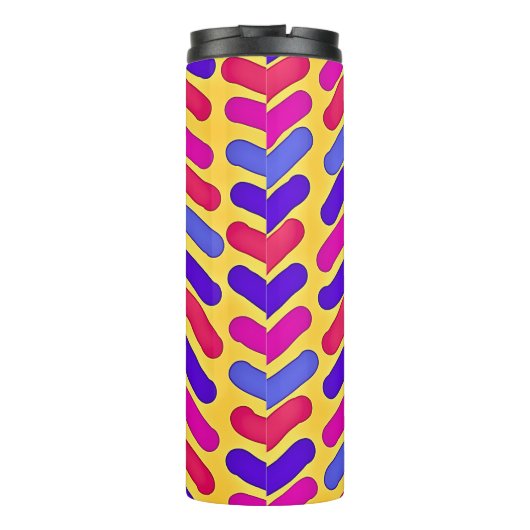 Vogels van kleuren! thermosbeker (Achterkant)